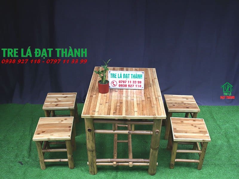 Bàn Ghế Tre Quán Nhậu - BGTQN012